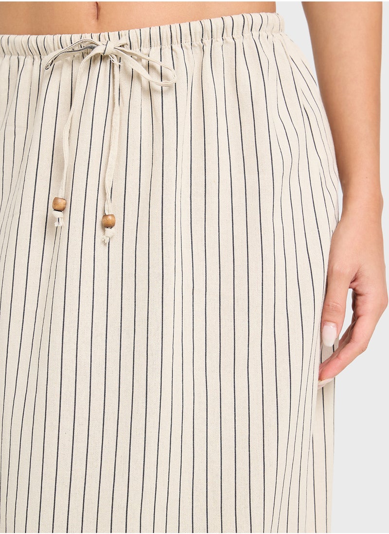 VMMYMILO M/W SLITED LONG SKIRT WVN GA