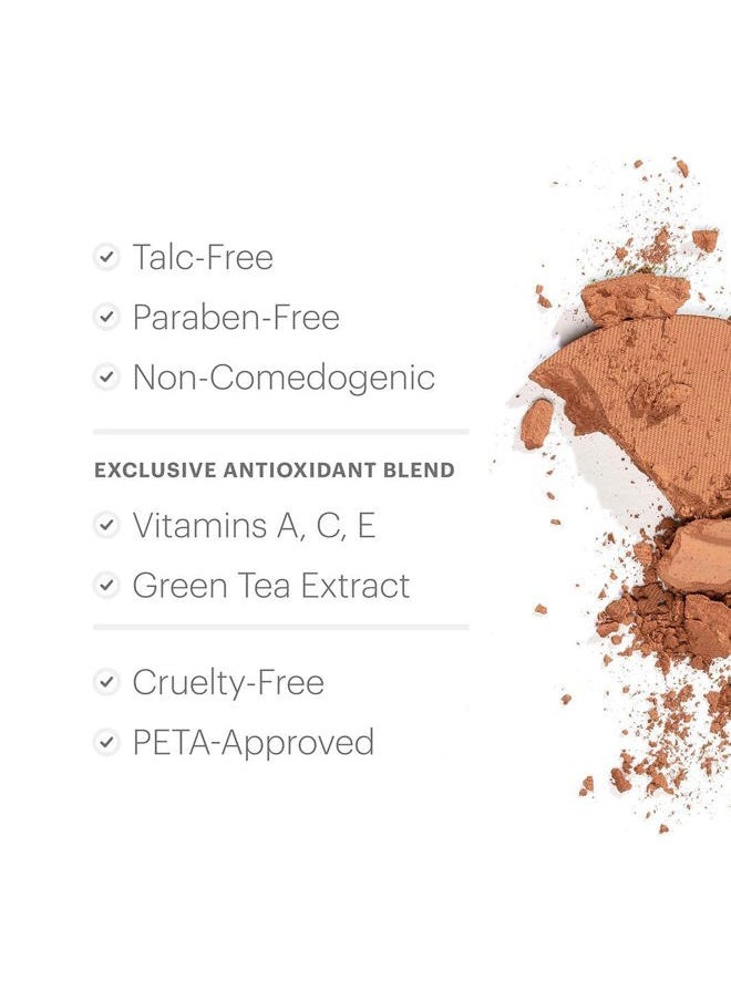 Pressed Base Powder Foundation Makeup (Golden Dark) - Flawless Coverage for a Radiant Natural, Second-Skin Finish
