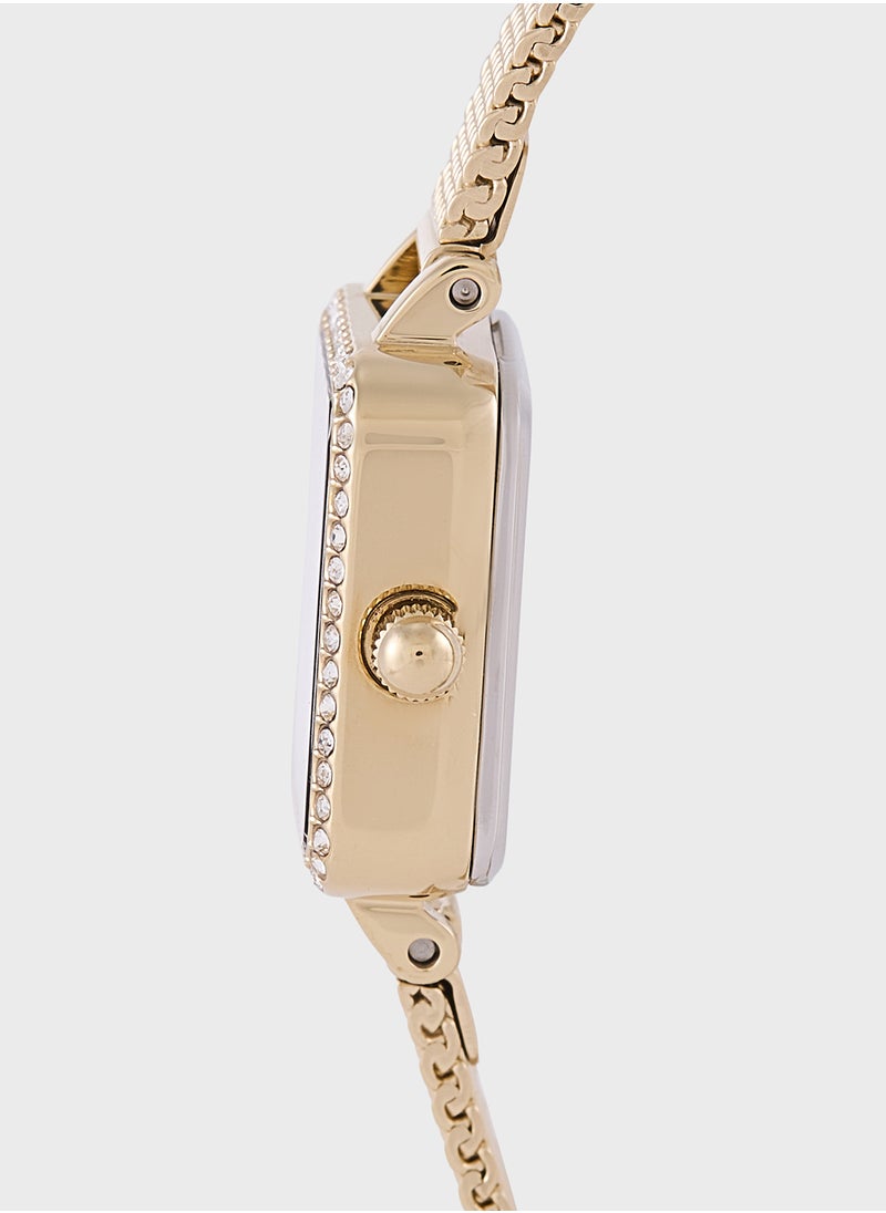 Quadro 18mm Yellow Gold Watch