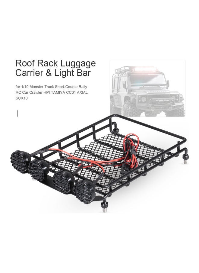 Roof Rack Luggage Carrier And Light Bar 16x4x11cm