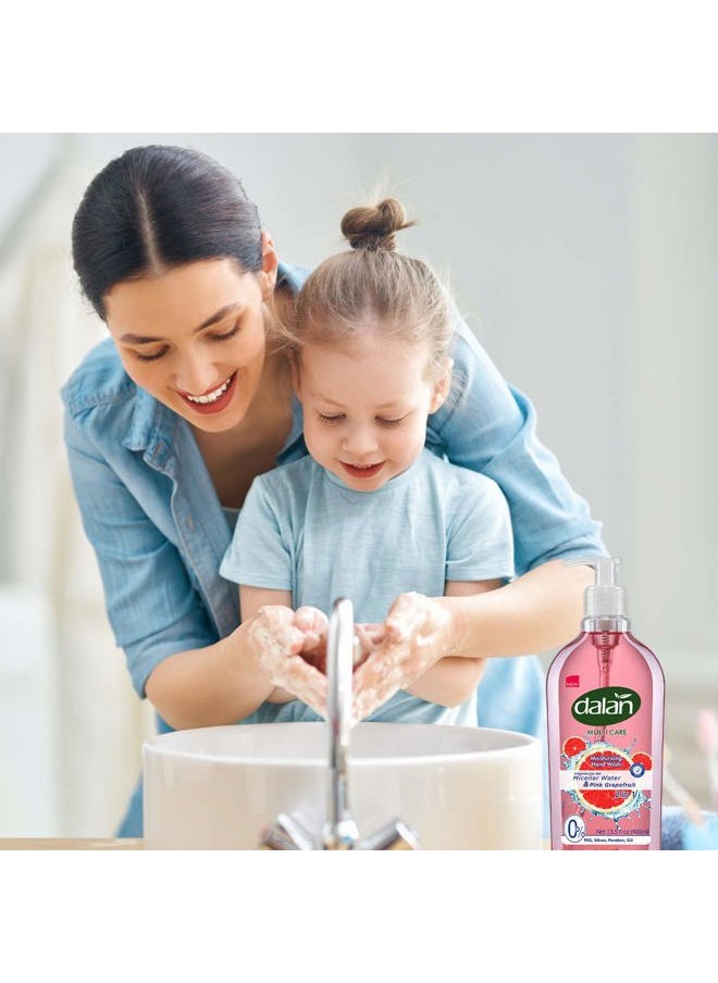 Pink Grapefruit Multicare Ultra Moisturizing Liquid Hand Soap for Normal and Dry Hands Fresh Clean and Soft Feeling (13.5 Fl Oz / 400 mL (Pack of 3))