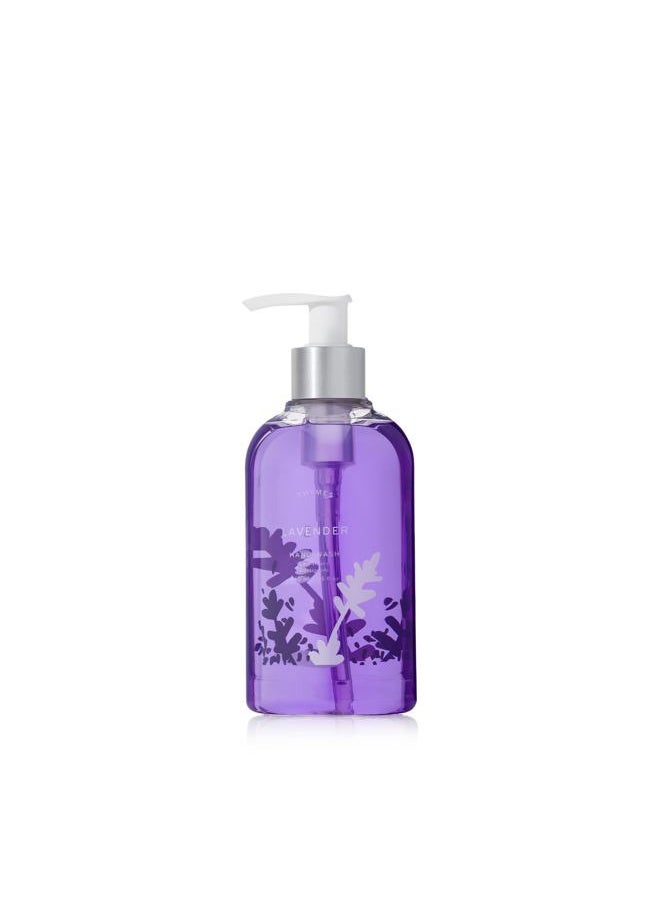 Moisturizing Hand Wash Soap with Pump - Luxury Hand Soap Gently Cleanses & Moisturizes - Skin Care with Glycerin & Jojoba - Calming, Floral Fragrance (Lavender, 8.25 oz)