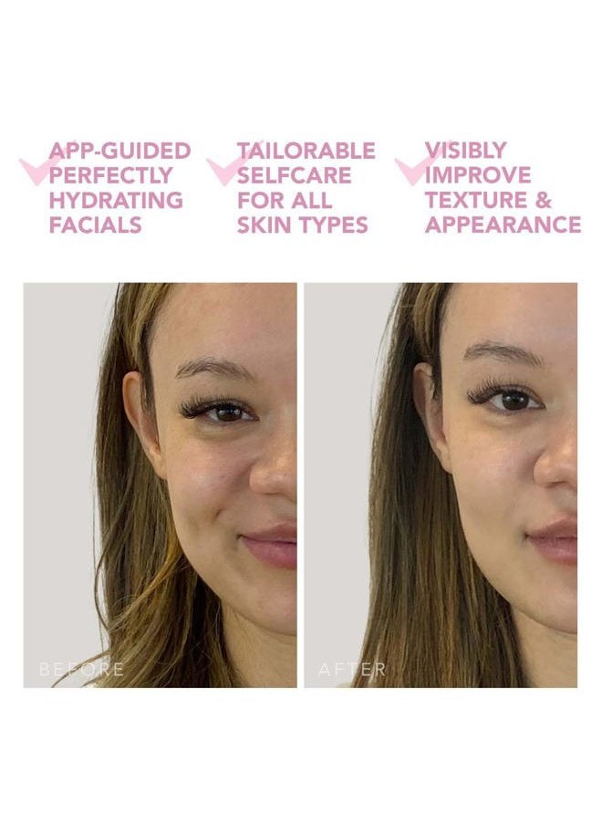 UFO mini 2 Face Mask Treatment Complete Facial - Red Light Treatment for Face - Warming - Face Moisturizer - Dark Spot & Acne Scar Treatment for Face - Nourishing- Pearl Pink