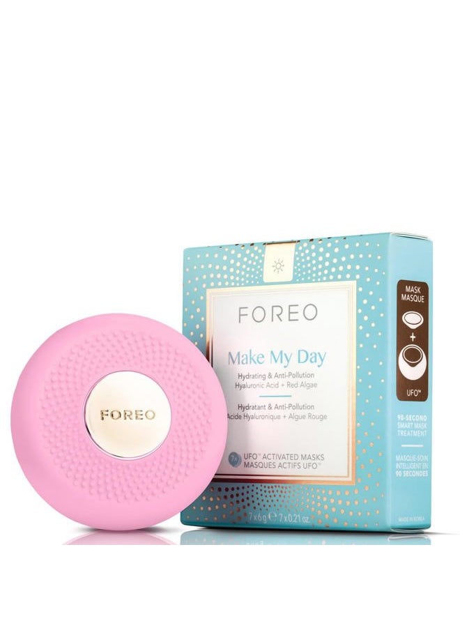 UFO mini Skincare Treatment, Anti Aging Face Moisturiser, Increased Skin Care Absorption, Pearl Pink