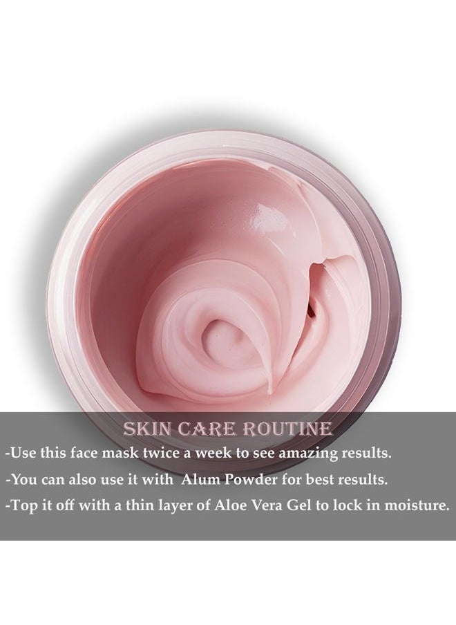 Calamine Clay by mi nature | For Younger looking skin, Detoxifying Skin | 227g(8 oz) (0.5 lb) | Facial Cleansing mask | Use to make Masks, Creams, Scrubs, Bath Bombs, Body Wash and Soaps