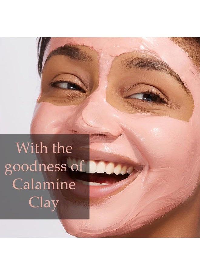 Calamine Clay by mi nature | For Younger looking skin, Detoxifying Skin | 227g(8 oz) (0.5 lb) | Facial Cleansing mask | Use to make Masks, Creams, Scrubs, Bath Bombs, Body Wash and Soaps
