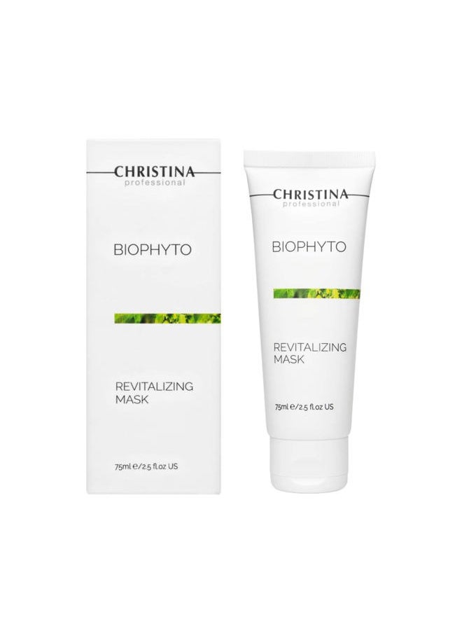 Christina Bio Phyto Revitalizing Facial Mask | Hydrating Anti-Aging Face Masks Skincare | Reduces Wrinkles, and Uneven Skin Tone | Algae, Vitamins B9 and B12 | Suits All Skin Types, Men and Women 75ml