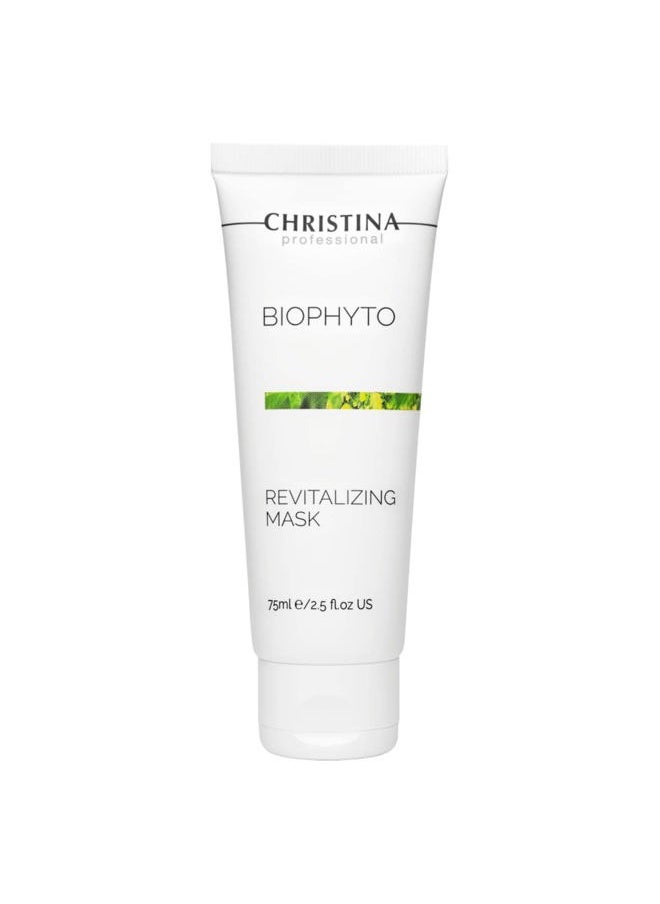 Christina Bio Phyto Revitalizing Facial Mask | Hydrating Anti-Aging Face Masks Skincare | Reduces Wrinkles, and Uneven Skin Tone | Algae, Vitamins B9 and B12 | Suits All Skin Types, Men and Women 75ml
