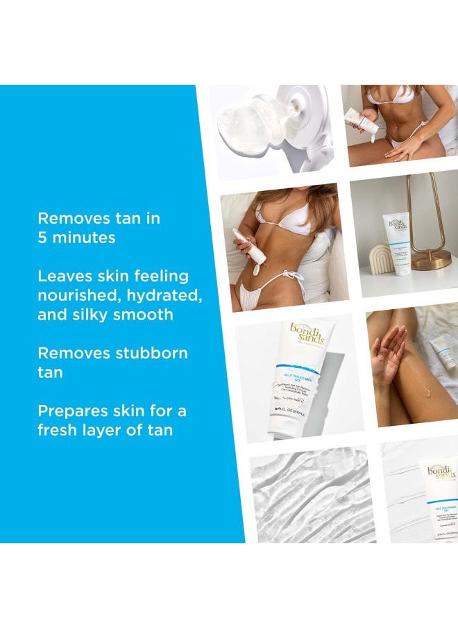 Self Tan Eraser Gel | Moisturizing, Cleansing, Gentle Formula Effectively Removes Self-Tanner and Soothes Skin | 200 mL, 6.76 oz.