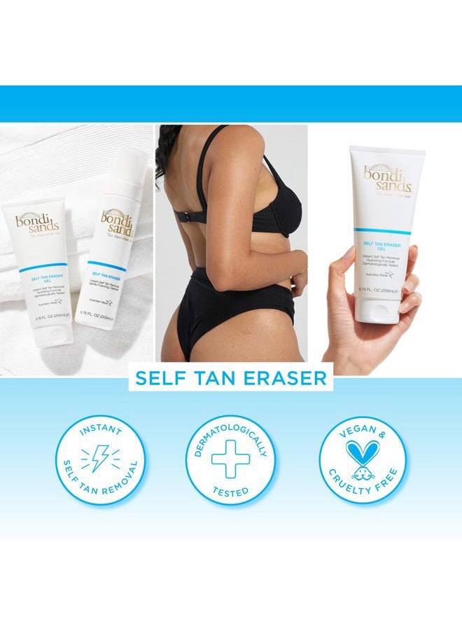 Self Tan Eraser Gel | Moisturizing, Cleansing, Gentle Formula Effectively Removes Self-Tanner and Soothes Skin | 200 mL, 6.76 oz.