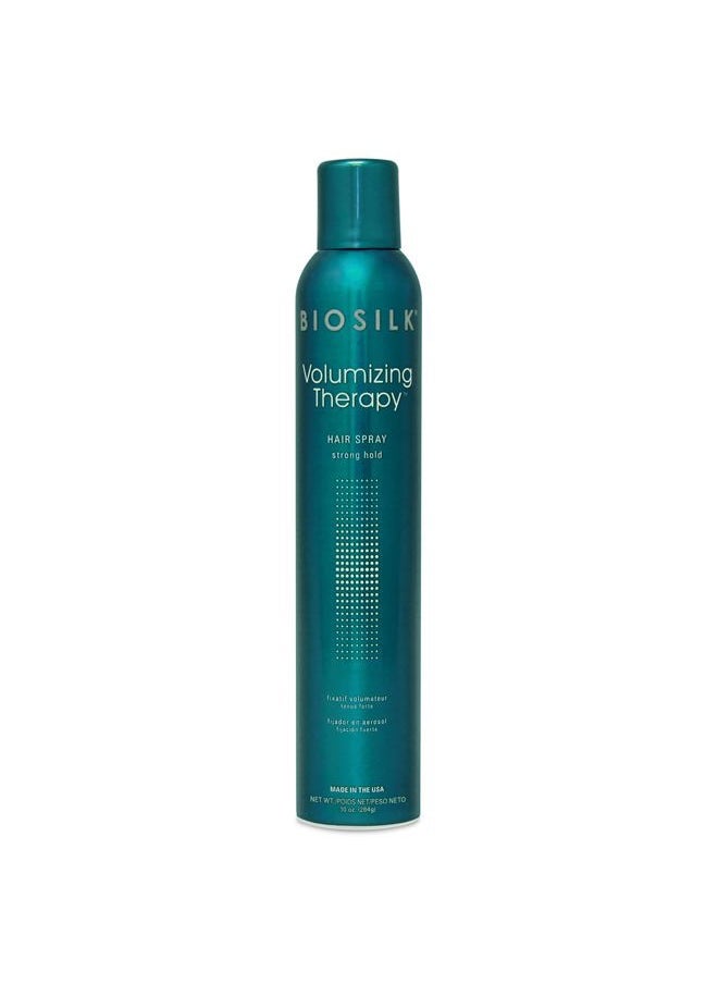 Volumizing Therapy Strong Hold Hair Spray, Provides Extra Volume, Strength & Shine, Helps Styles Last, Sulfate, Paraben & Cruelty-Free, 10 Oz