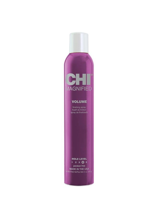 Magnified Volume Finishing Hair Spray, Boosts Volume & Body For Maximum Fullness, Builds Resilience & Strength & Adds Shine, 12 Oz