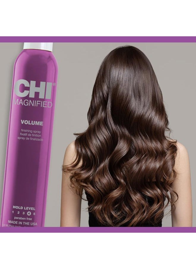 Magnified Volume Finishing Hair Spray, Boosts Volume & Body For Maximum Fullness, Builds Resilience & Strength & Adds Shine, 12 Oz