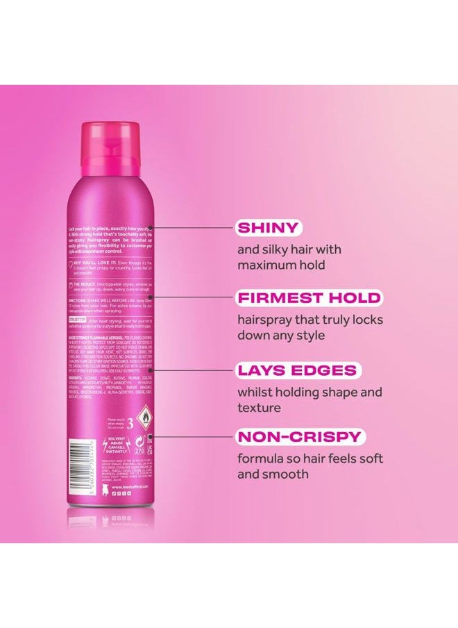 Hairspray | Hold Tight Hair Spray - Best Strong Long Lasting Extra Hold Styling Mist, Anti Frizz, Freeze in Place, Adds Shine, Volumizing, Unscented, Lightweight, 6.1 Oz