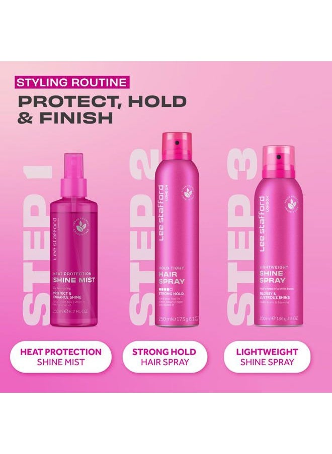 Hairspray | Hold Tight Hair Spray - Best Strong Long Lasting Extra Hold Styling Mist, Anti Frizz, Freeze in Place, Adds Shine, Volumizing, Unscented, Lightweight, 6.1 Oz