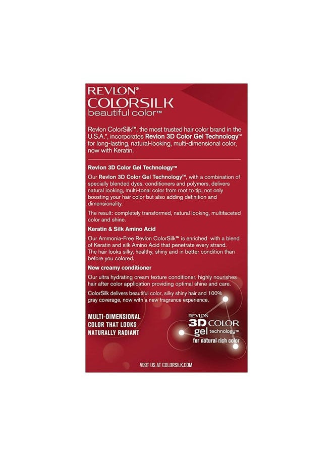 Revlon ColorSilk Beautiful Color 41 Medium Brown 1 ea (Pack of 5)