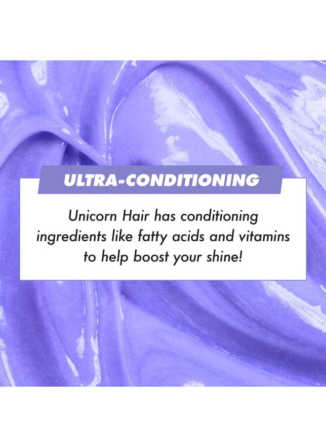 Pastel Colored Unicorn Hair Tint, Cloud (Periwinkle Blue) - Damage-Free Semi-Permanent Hair Color Conditions & Moisturizes - Temporary Hair Dye Kit Has Sugary Citrus Vanilla Scent - Vegan