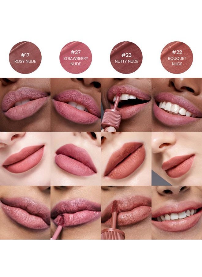 Peripera Ink the Velvet Lip Tint, High Pigment Color, Longwear, Weightless, Not Animal Tested, Gluten-Free, Paraben-Free (003 RED ONLY)