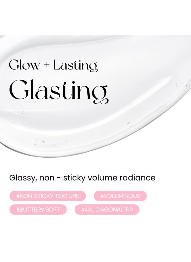 Ink Glasting Lip Gloss | Non-Sticky, High-Shine, 4XL Wand For Easy Application, Comfortable, Plumping, Fuller-Looking Lips, Moisturizing, Long-Lasting, Vegan (001 CLEAR)