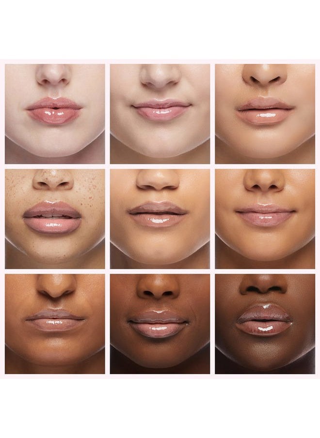 Ink Glasting Lip Gloss | Non-Sticky, High-Shine, 4XL Wand For Easy Application, Comfortable, Plumping, Fuller-Looking Lips, Moisturizing, Long-Lasting, Vegan (001 CLEAR)