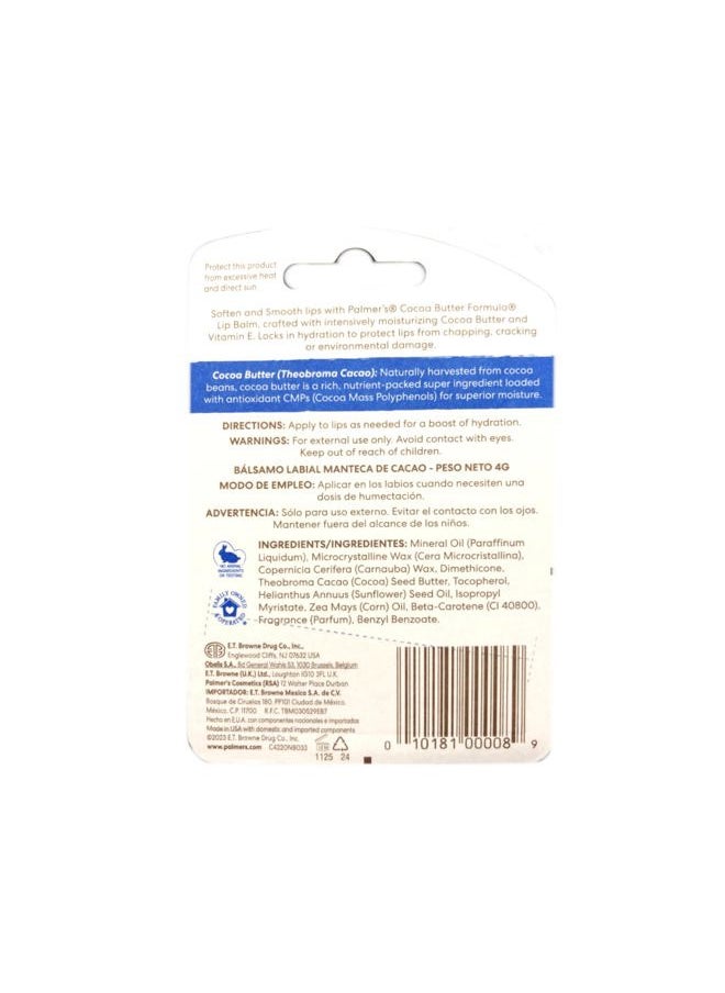Cocoa Butter Formula Lip Balm 0.15 oz