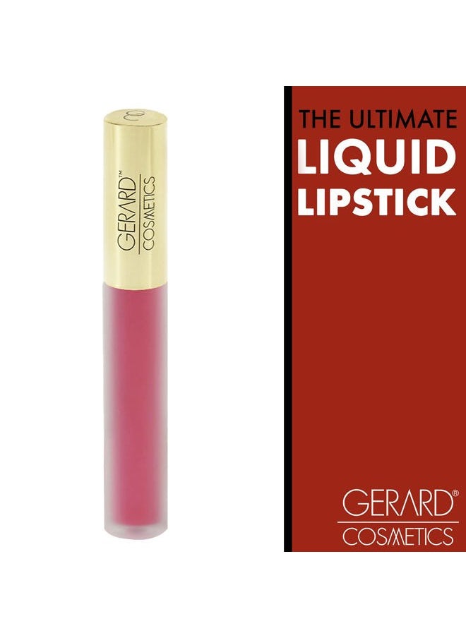 HydraMatte Liquid Lipstick Honeymoon, Pink Lipstick with Matte Finish, Long Lasting and Non Drying, Super Pigmented Fully Opaque Lip Color