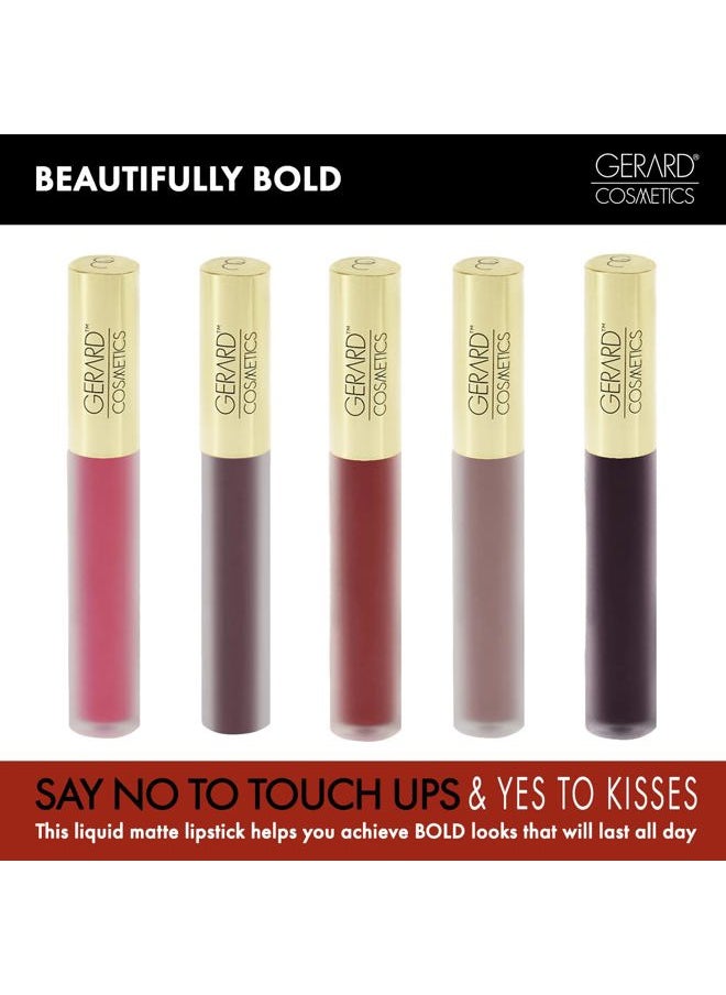 HydraMatte Liquid Lipstick Honeymoon, Pink Lipstick with Matte Finish, Long Lasting and Non Drying, Super Pigmented Fully Opaque Lip Color