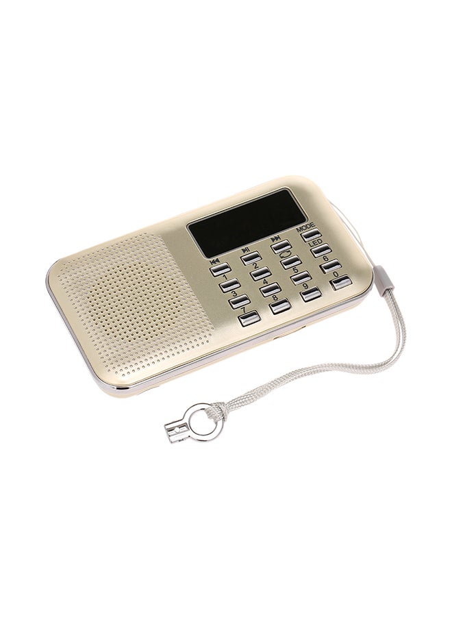Mini FM Digital Radio V429 Gold