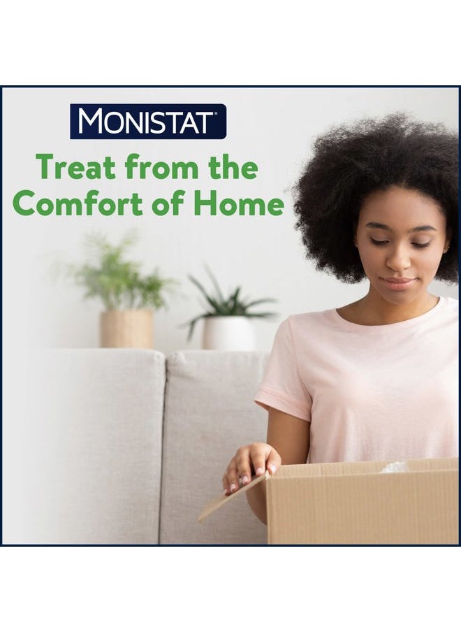 3 Day Yeast Infection Treatment for Women, 3 Miconazole Ovule Inserts & External Monistat Anti-Itch Cream Bundle