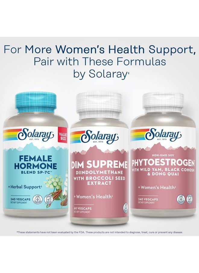 DIM Supreme - DIM Supplement 100mg - Diindolylmethane DIM Complex with Broccoli Seed Extract and Bioflavonoids - Women's Health and Balance Support - 60-Day Guarantee - 60 Servings, 60 VegCaps