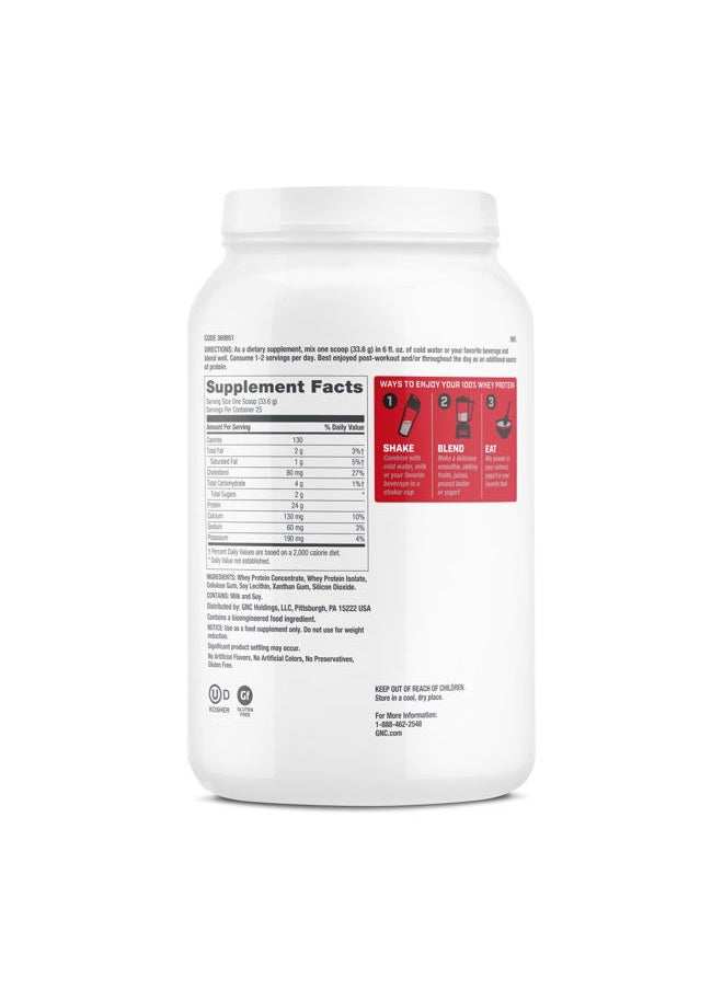 Pro Performance 100% Whey Protein Powder | Supports Healthy Metabolism and Lean Muscle Recovery | Unflavored | 25 Servings