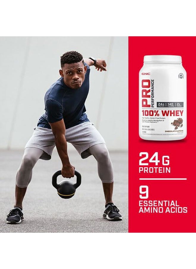 Pro Performance 100% Whey Protein Powder | Supports Healthy Metabolism and Lean Muscle Recovery | Unflavored | 25 Servings