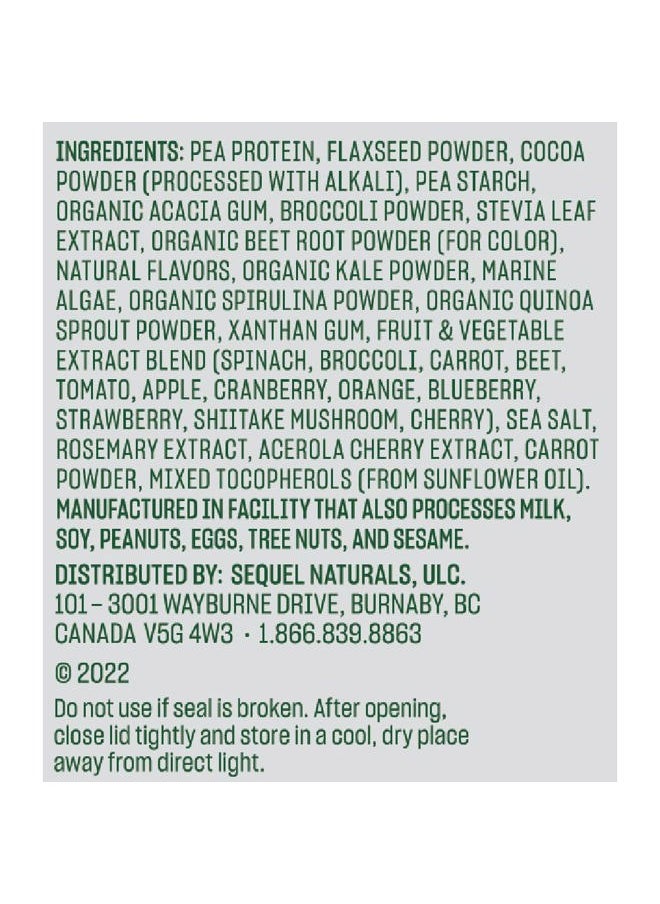 Essentials Plant Based Protein Powder, Chocolate - Vegan, Superfood, Vitamins, Antioxidants, Keto, Low Carb, Dairy Free, Gluten Free, Pea Protein for Women & Men, 1.4 lbs (Packaging May Vary)