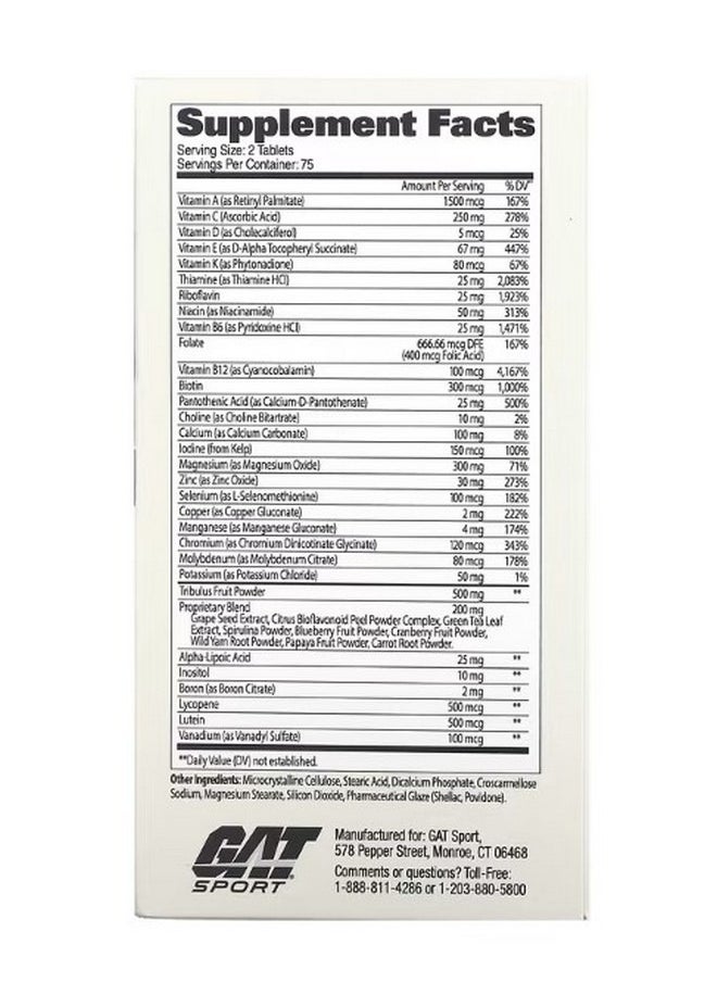 Mens Multi  Test 150 Tablets