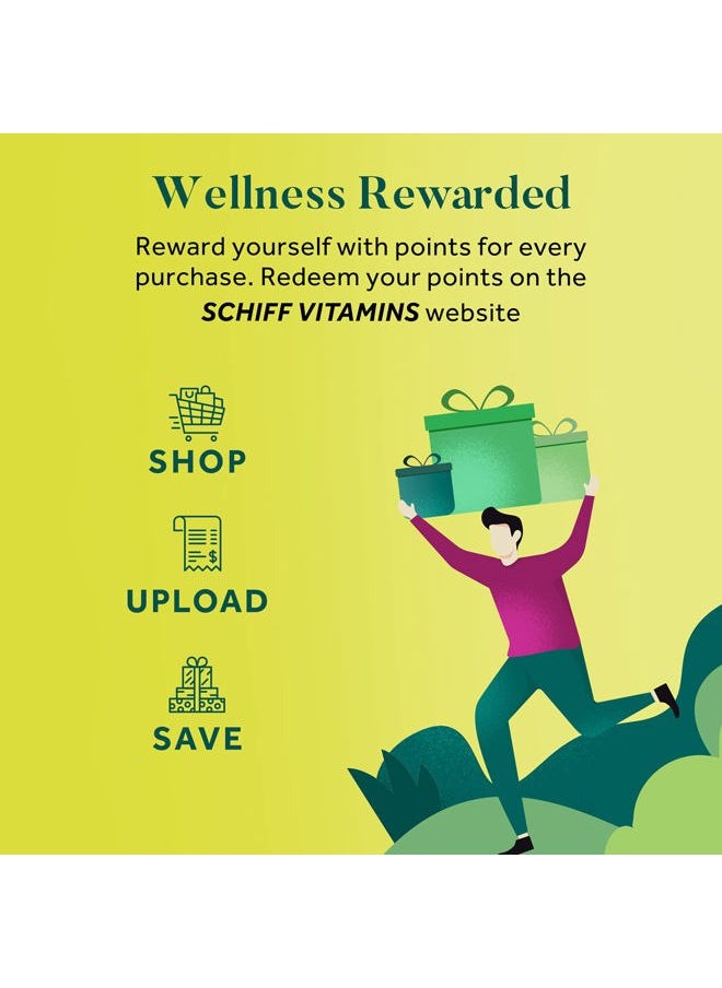 Brain + Energy Gummies, Nootropic Brain Supplements for Focus and Concentration with Neurofactor, Vitamin B12 & Caffeine for an Energy Boost*, 75ct Natural BlackBerry