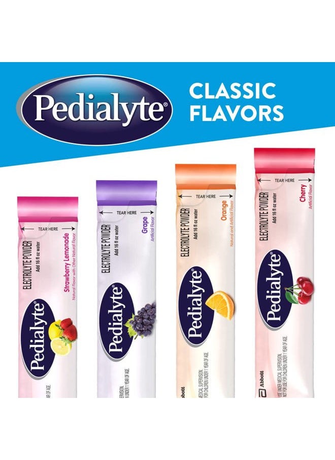 Electrolyte Powder Packets, Strawberry Lemonade, Hydration Drink, 18 Single-Serving Powder Packets