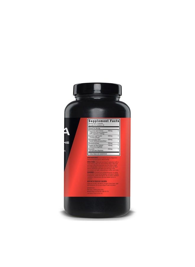 Alpha JYM Testosterone Support | Male Vitality, Hormone Optimization, Ashwagandha, Fenugreek, Eurycoma, Damiana, Quercetin, DIM | JYM Supplemental Science | 180 Vegetarian Capsules