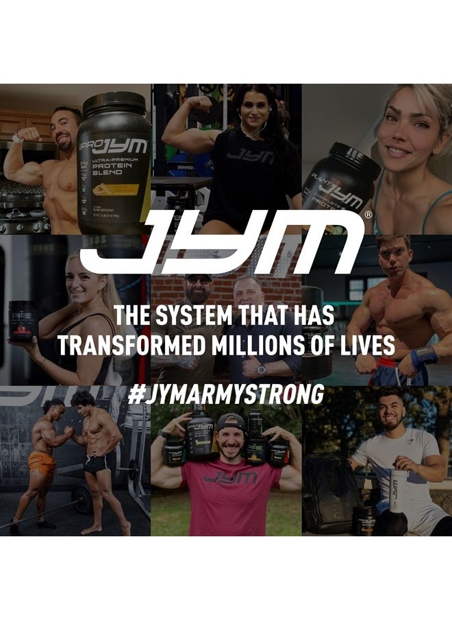 Alpha JYM Testosterone Support | Male Vitality, Hormone Optimization, Ashwagandha, Fenugreek, Eurycoma, Damiana, Quercetin, DIM | JYM Supplemental Science | 180 Vegetarian Capsules