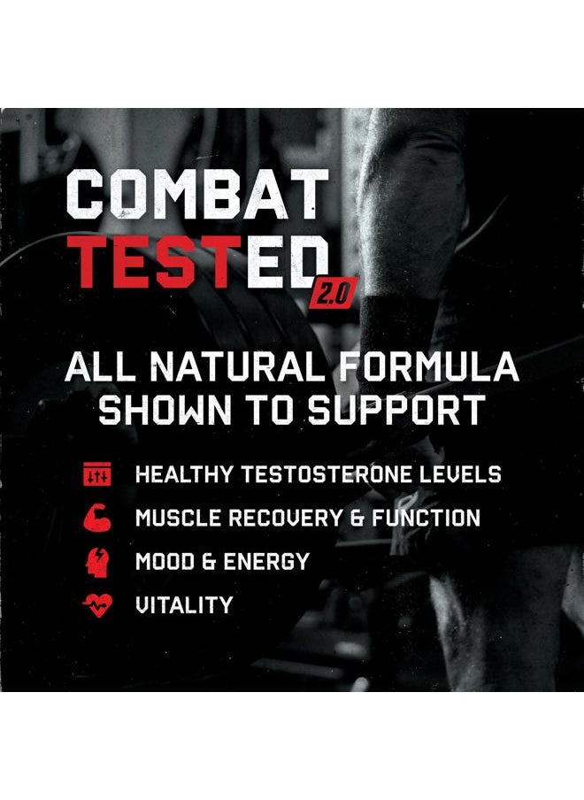 Test Booster for Men - Natural Endurance, Stamina, & Strength Booster - Muscle Builder for Men & Nitric Oxide Support with Ginger Root, Shilajit, & Tongkat Ali, 120ct (30 Servings)