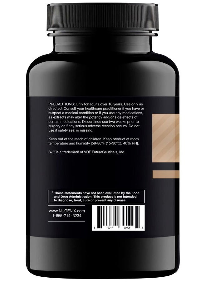 Nitric Oxide Booster Supplement - Nitric Oxide Flow, L-Arginine, L-Citrulline, Pine Bark Extract - Vasodilator - 100 Capsules