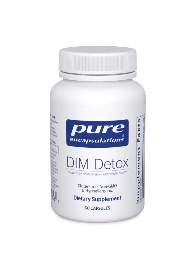 DIM Detox | Supplement Support for Detoxification and Cellular Health* | 60 Capsules