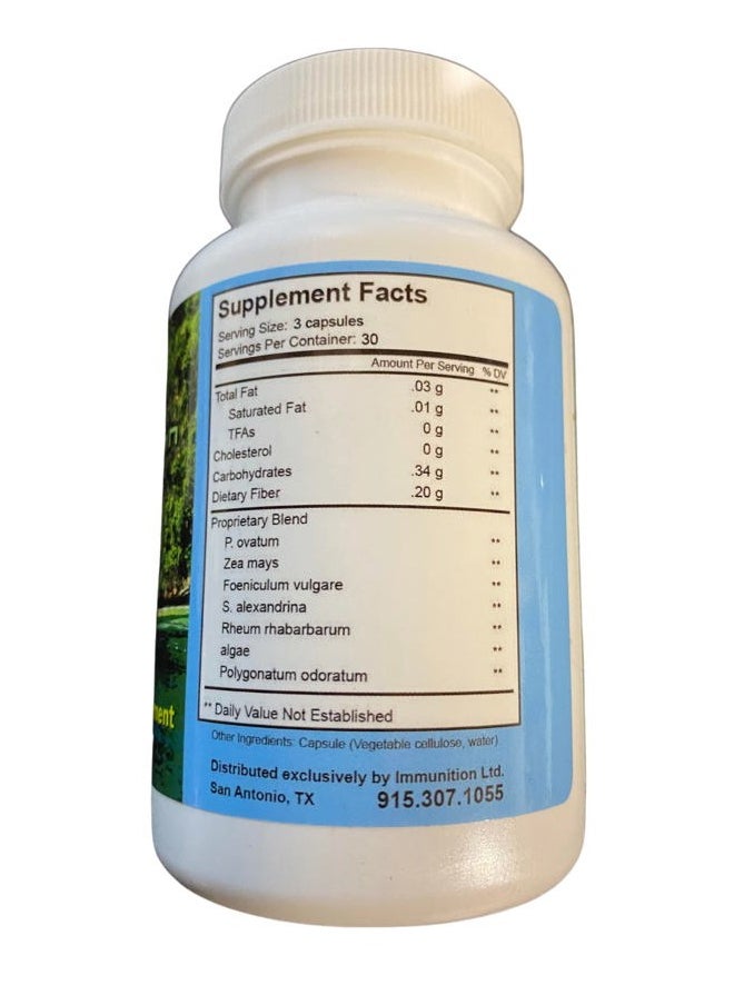 EXPEL - Herbal Digestive Support & Colon Cleanse Supplement | Natural Detox Formula | Supports Regularity & Gut Health | 90 Capsules