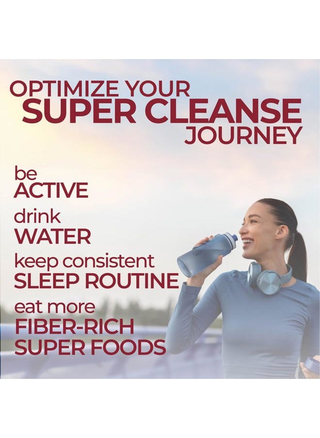 Super Cleanse, Super Juice Cleanse, Supports Healthy Digestive System, 34 Fruits and Vegetables with Aloe, Promotes Natural Detoxification, Drink Powder, 14 Servings, 9.88 Ounce