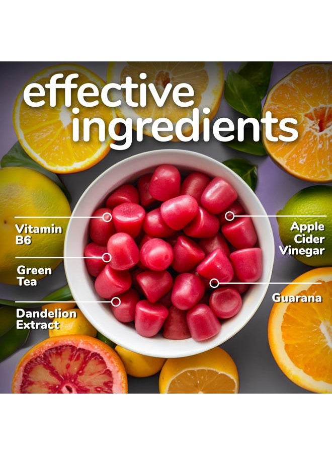 Debloat Gummy, Bloating and Gas Relief, Helps Reduce Water Retention, Supports Energy, with Apple Cider Vinegar and Dandelion, Gluten and Soy Free, Vegan, 60 Gummies, 60 Servings