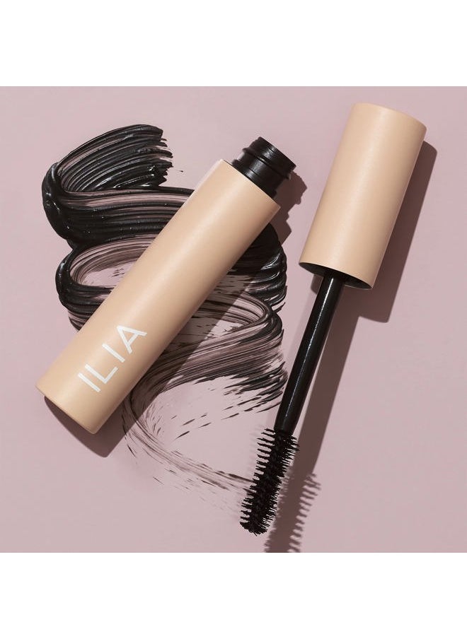 Fullest Volumizing Mascara | Non-Toxic, Vegan, Cruelty-Free, Smudge + Flake-Free, Safe For Sensitive Eyes, For Fuller, Thicker, & Healthier Lashes (Full Size, 0.32 fl oz | 9.5 ml)