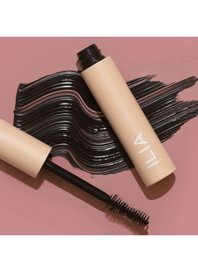 Fullest Volumizing Mascara | Non-Toxic, Vegan, Cruelty-Free, Smudge + Flake-Free, Safe For Sensitive Eyes, For Fuller, Thicker, & Healthier Lashes (Full Size, 0.32 fl oz | 9.5 ml)