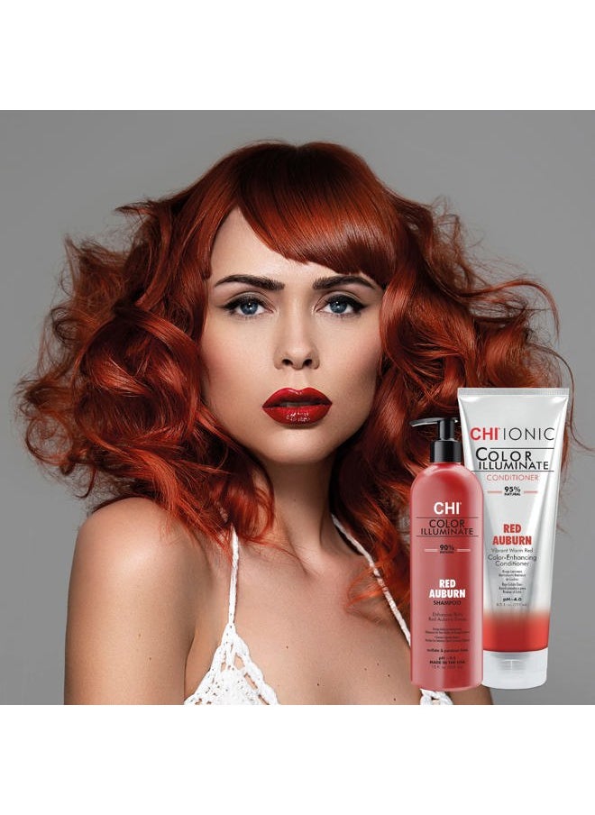Color Illuminate Conditioner, Helps Maintain Fresh Color In Natural & Color-Treated Hair, Sulfate, Paraben, & Cruelty-Free, Red Auburn, 8.5 Oz