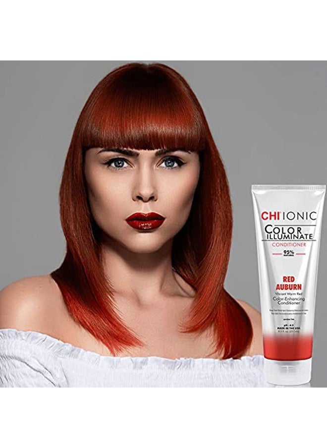Color Illuminate Conditioner, Helps Maintain Fresh Color In Natural & Color-Treated Hair, Sulfate, Paraben, & Cruelty-Free, Red Auburn, 8.5 Oz