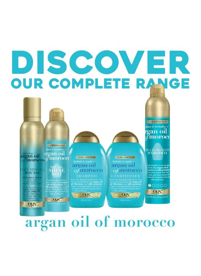 Extra Strength Hydrate & Repair Conditioner with Argan Oil of Morocco for Dry, Damaged Hair, 13 Fl Oz