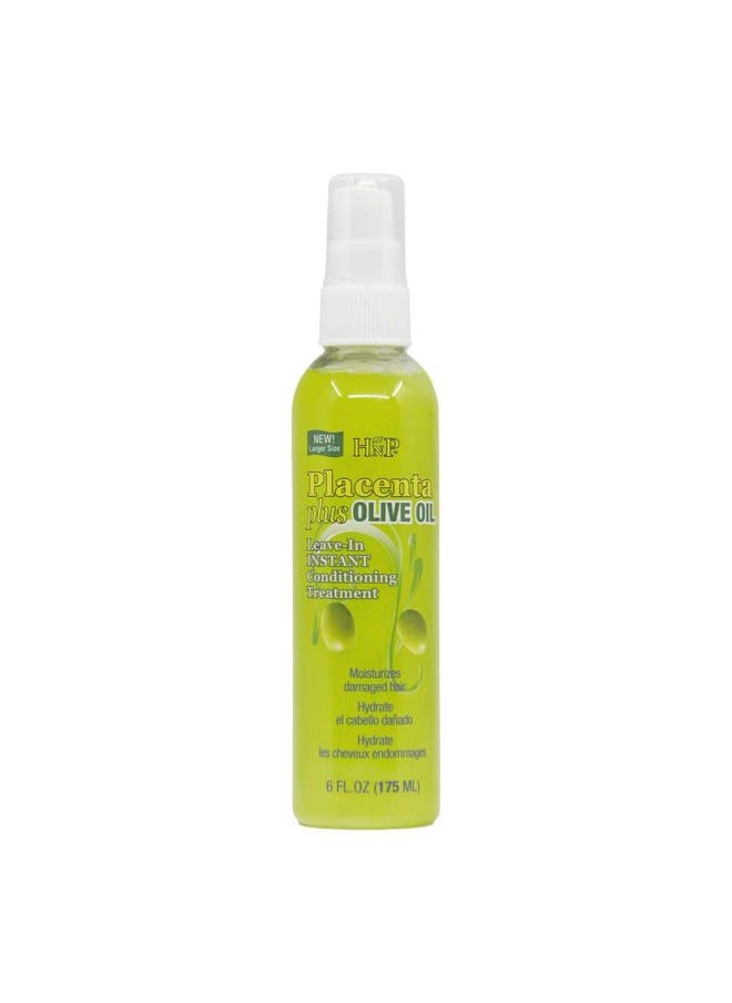 Placenta Plus Olive Oil Leave-in Instant Conditioning Treatment 6oz (Packaging may vary)